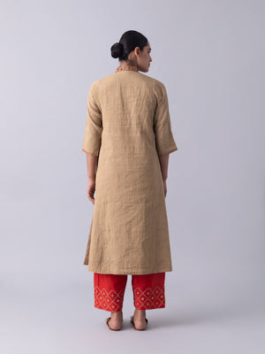 Kamben Beige Kurta