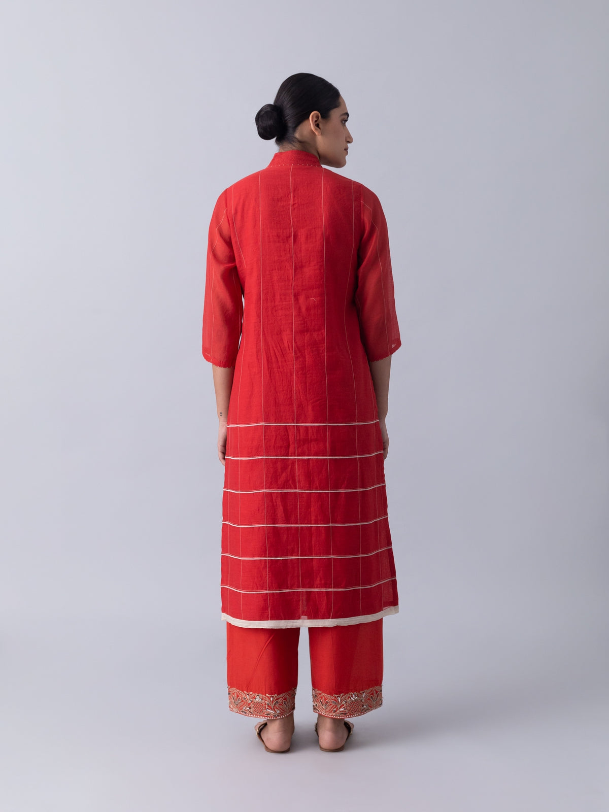 Negara Red Kurta