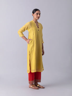 Lontar Yellow Kurta