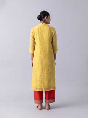 Lontar Yellow Kurta