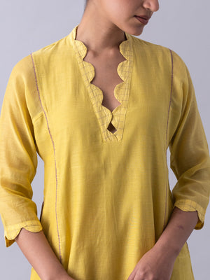 Lontar Yellow Kurta