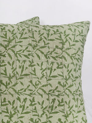 PinkPlushh (set of 2)green Cushion Cover