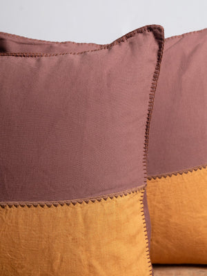Blumaa (set of 2)Brown Cushion Cover