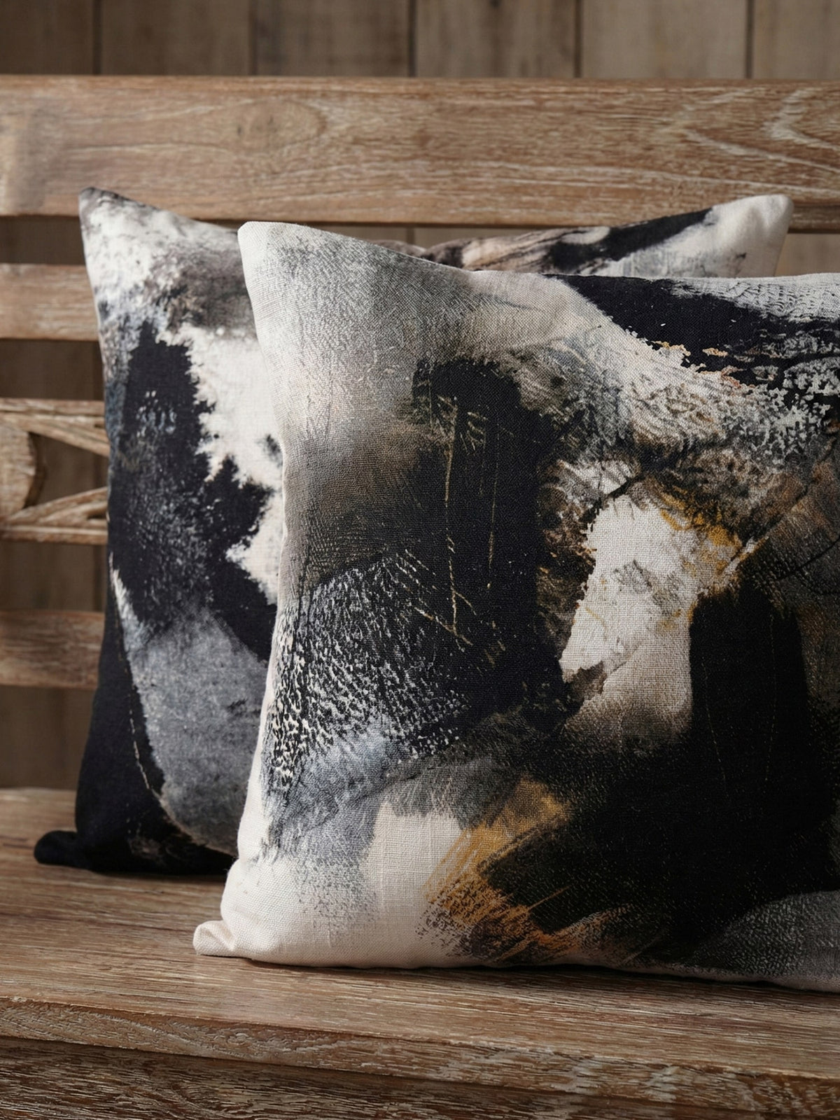 Minkaa (set of 2)Grey Cushion Cover
