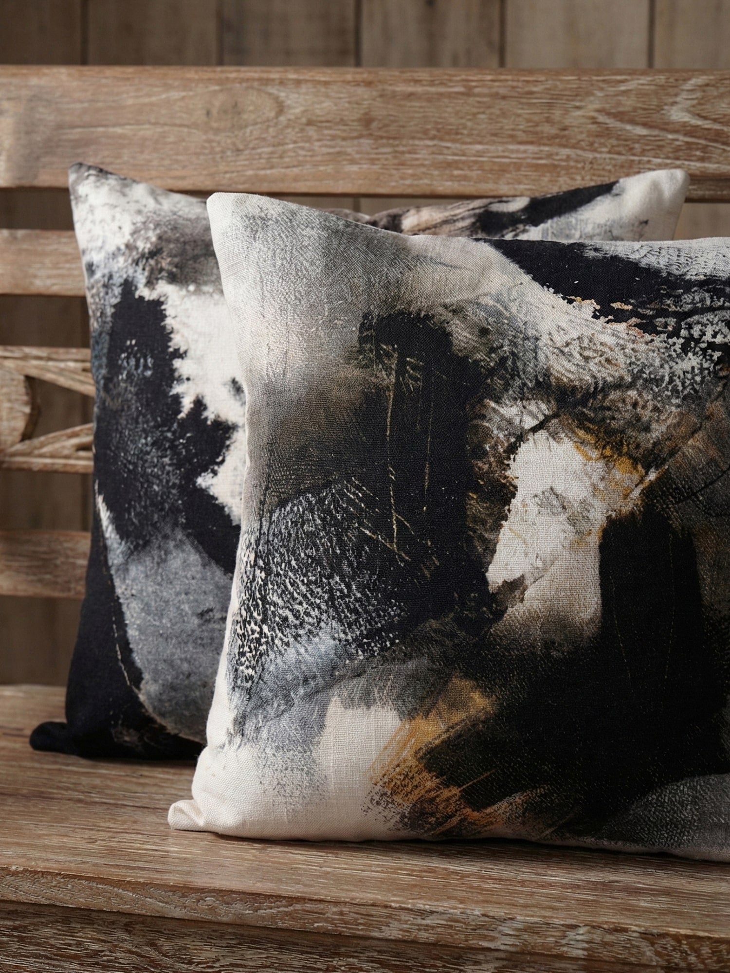 Minkaa (set of 2)Grey Cushion Cover