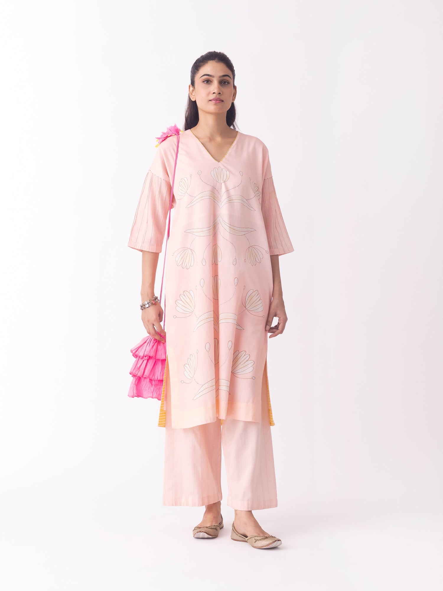 Azami Pink Kaftan