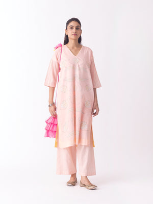 Azami Pink Kaftan