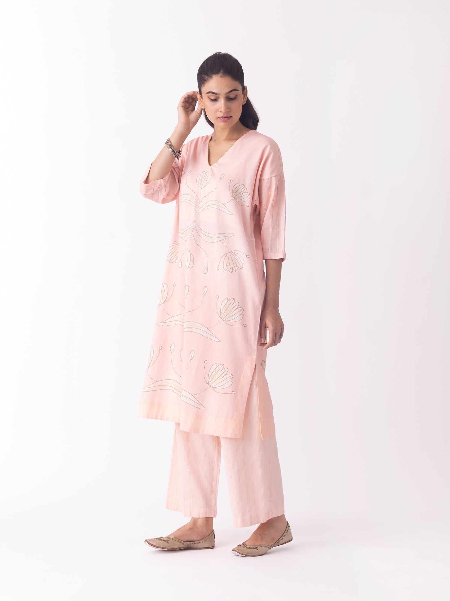 Azami Pink Kaftan