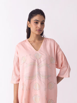 Azami Pink Kaftan