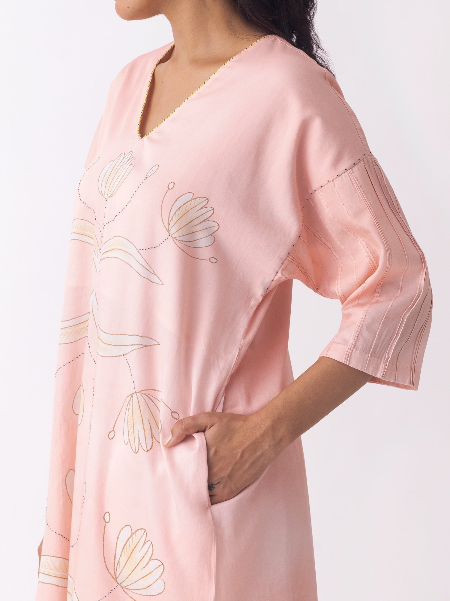 Azami Pink Kaftan