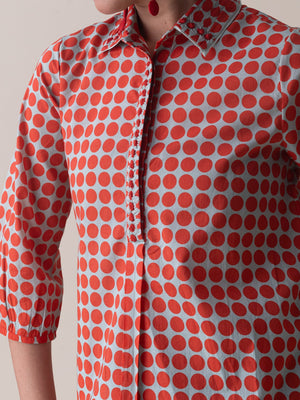 Karen Haze & Coral Top