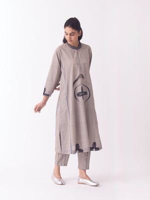 Hideo Grey Kurta