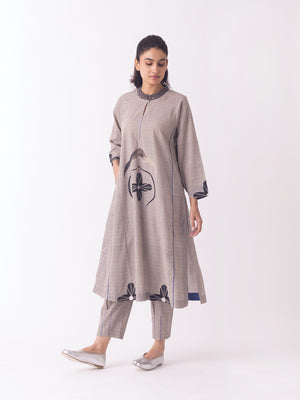 Hideo Grey Kurta