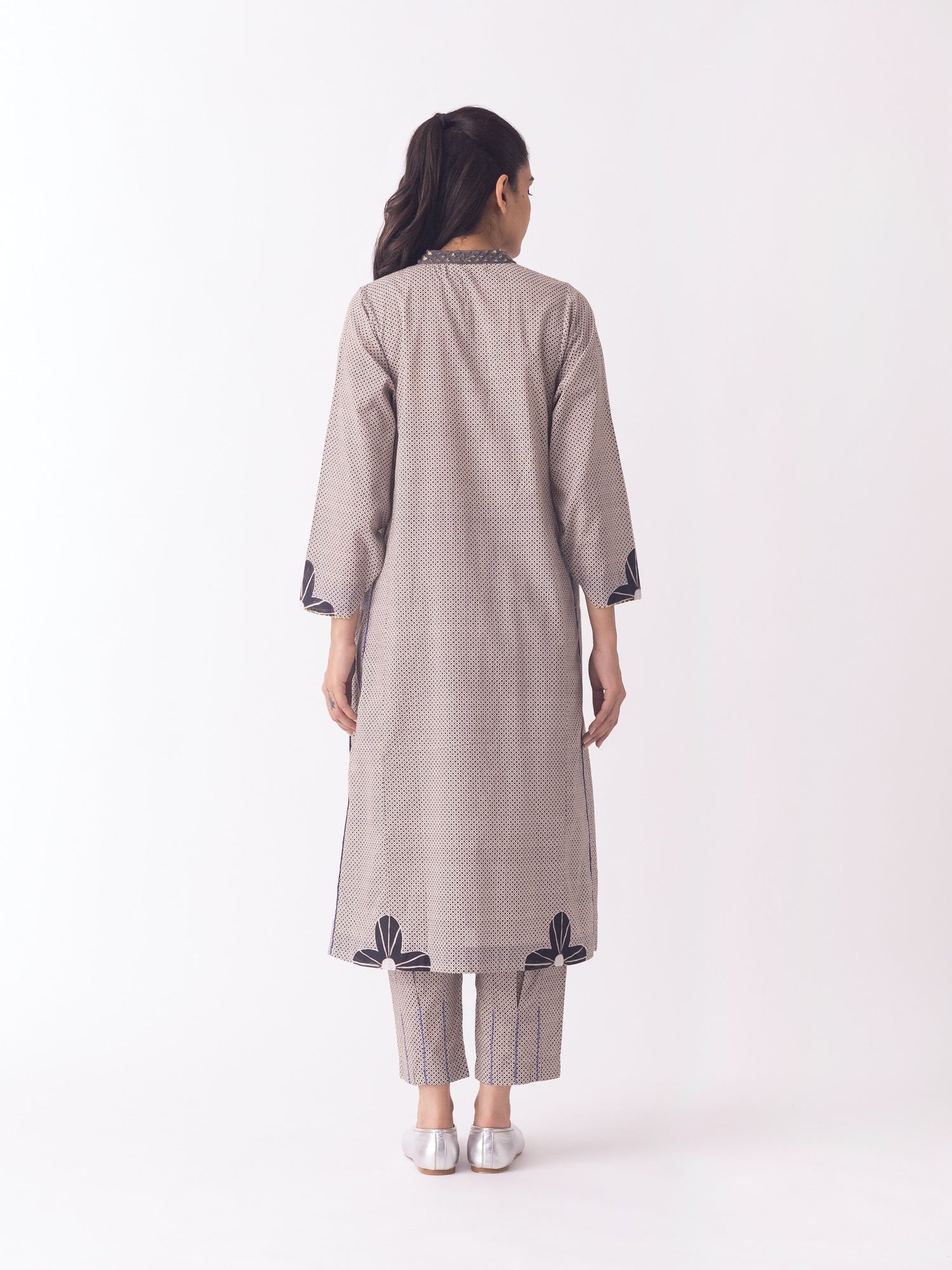 Hideo Grey Kurta