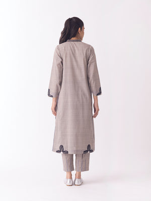 Hideo Grey Kurta