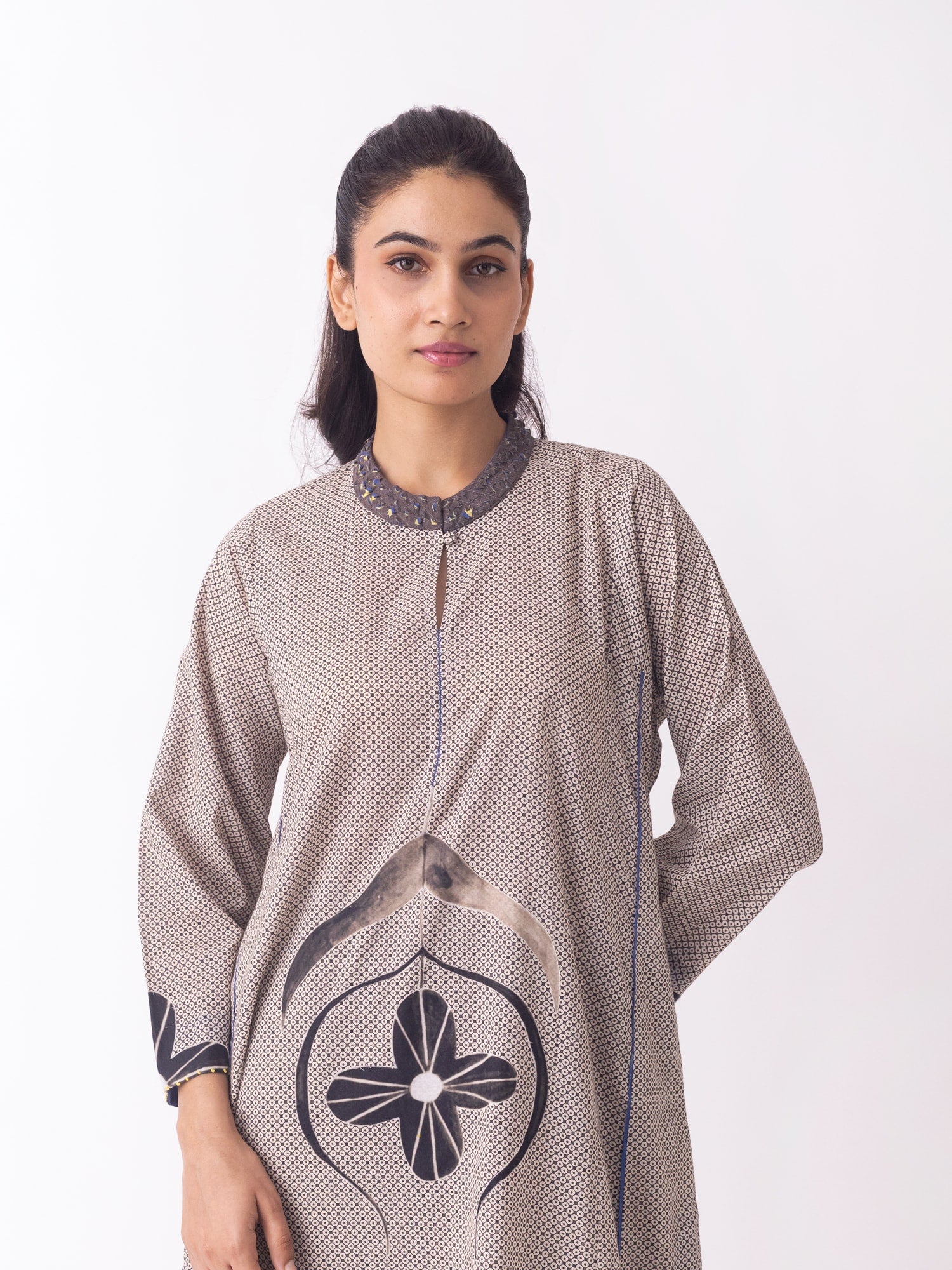 Hideo Grey Kurta