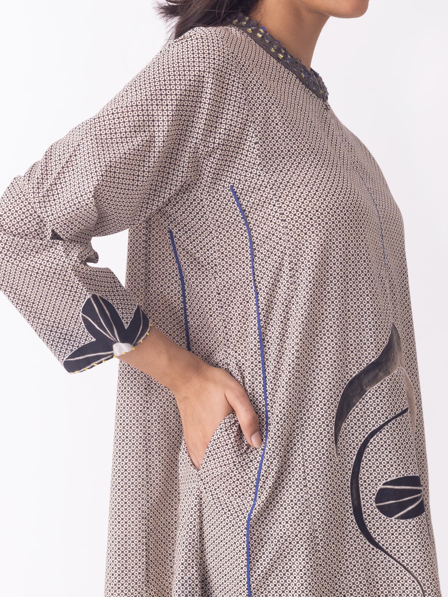 Hideo Grey Kurta
