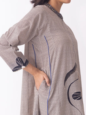 Hideo Grey Kurta