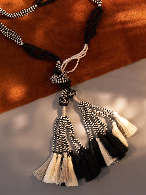 Yuzu  Black Necklace