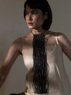 Topaz Charcoal Necklace