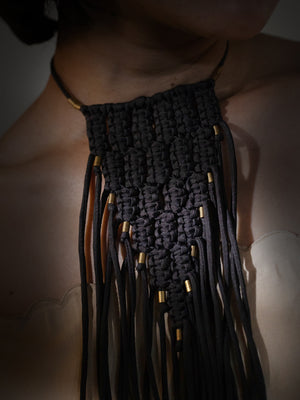 Topaz Charcoal Necklace
