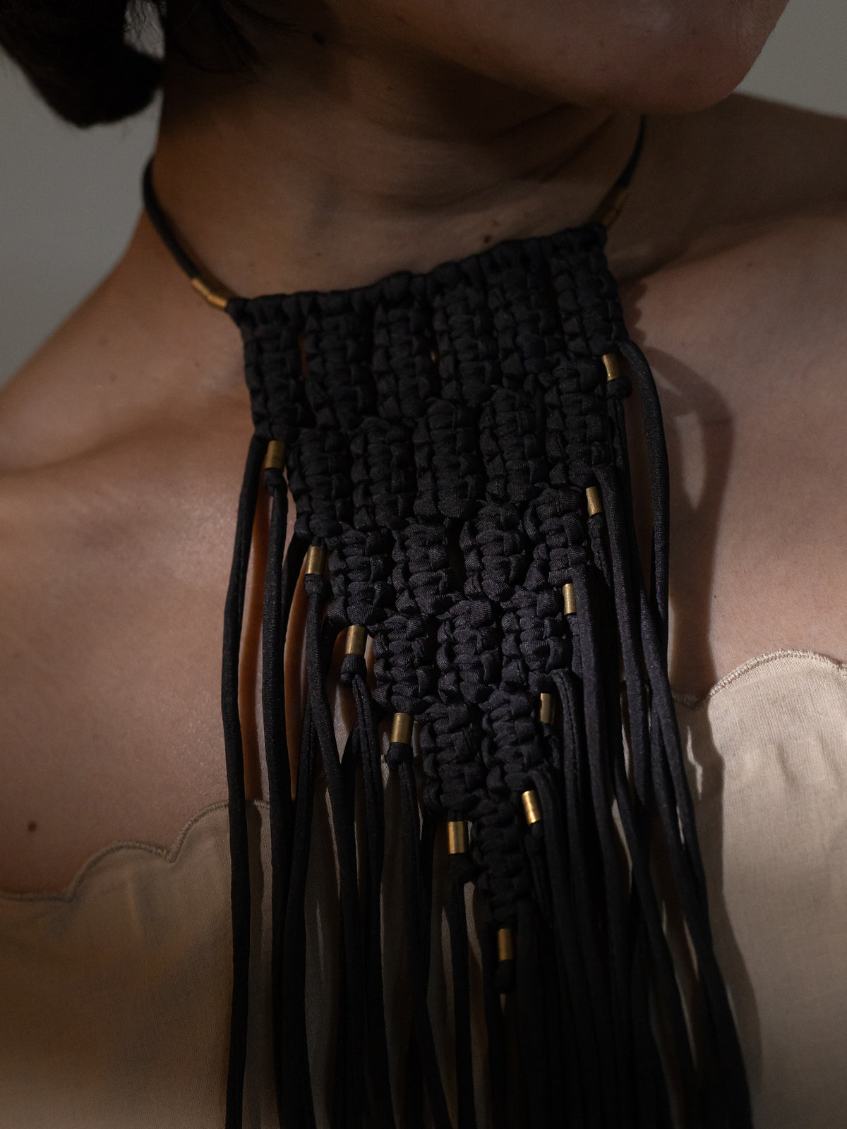 Topaz Charcoal Necklace