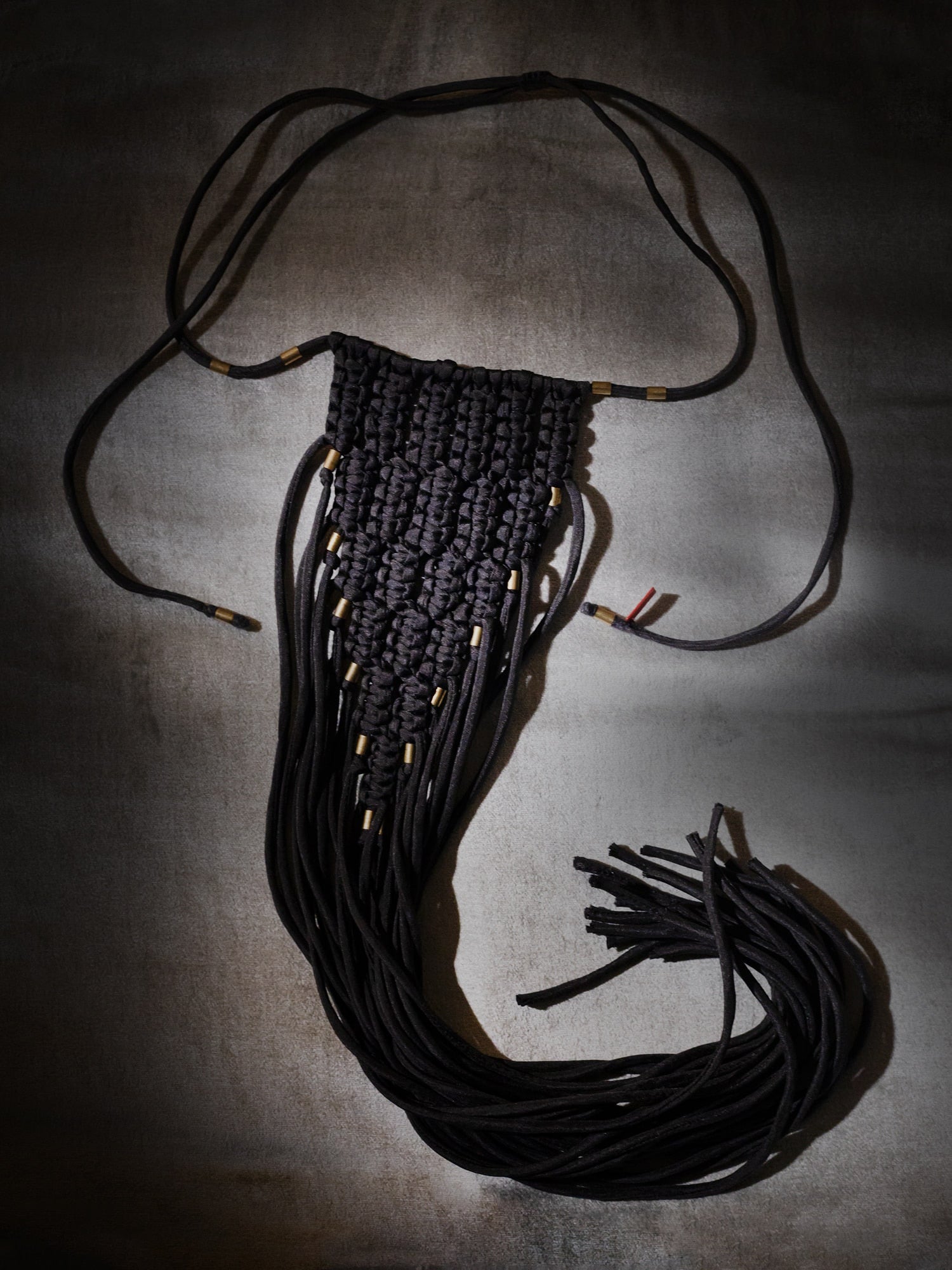 Topaz Charcoal Necklace