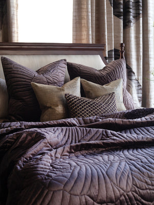 Magnolia Set Of 3 Brown Bedding Set