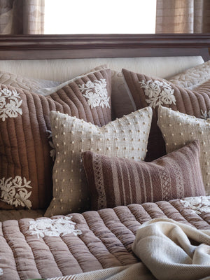 Floria Set Of 3 Stone  Bedding Set