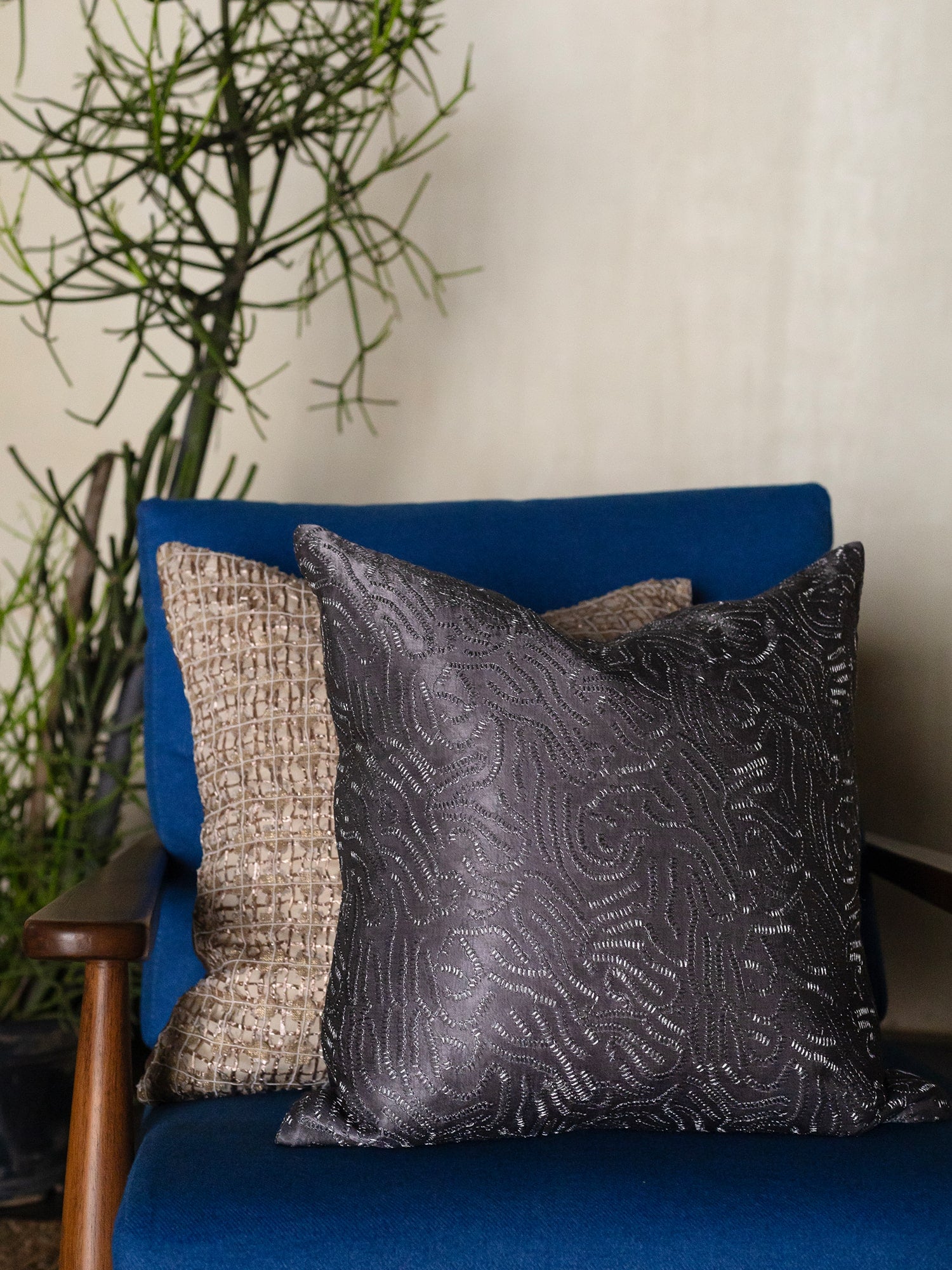 Faults Grey  Cushion Cover