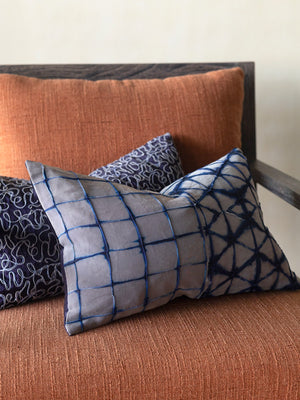 Barix Blue Lumbar Cushion Cover