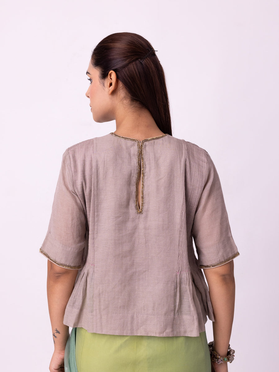 Moonlight Silver Blouse