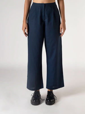 Boyfriend Navy Blue Pants