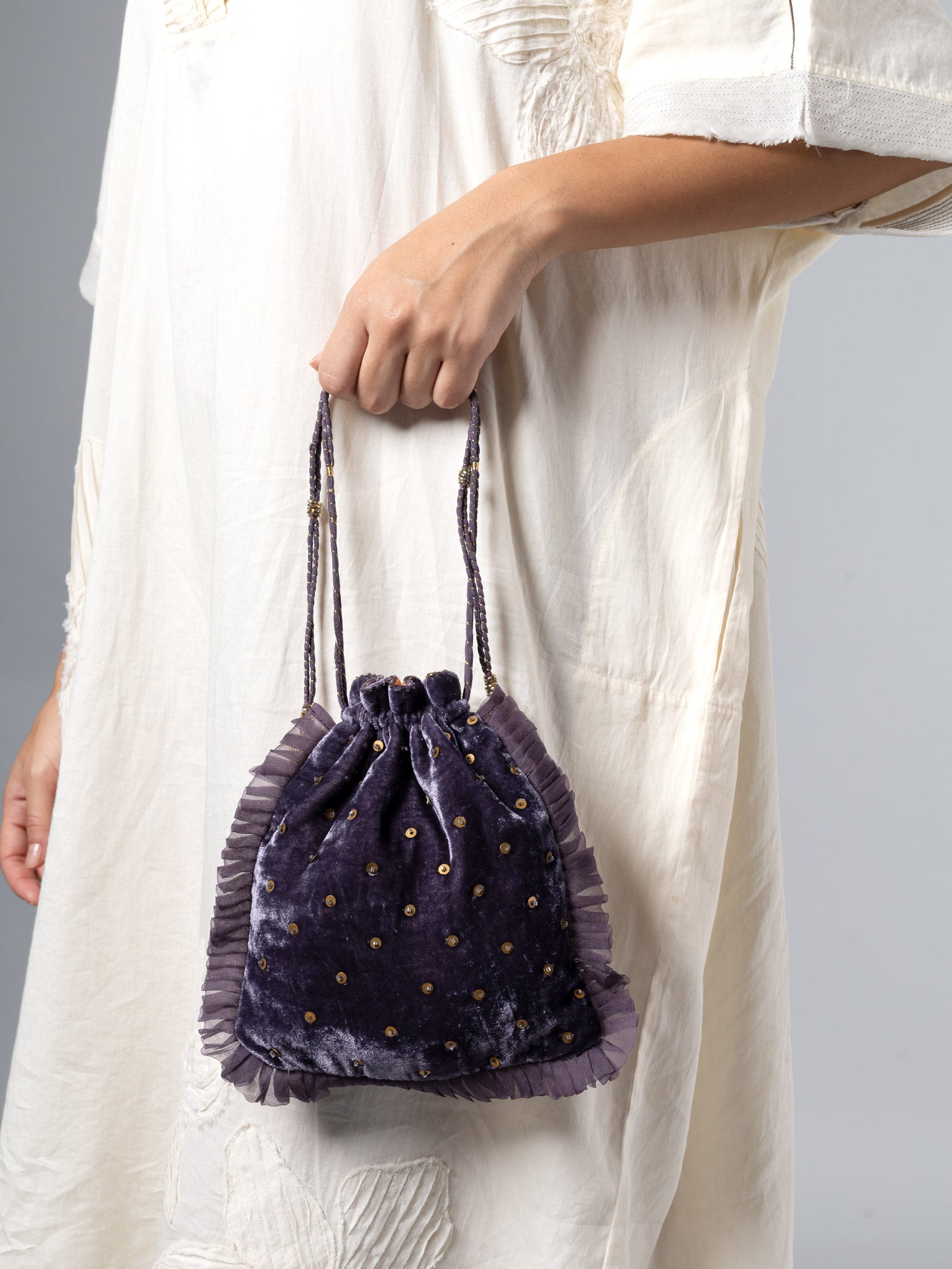 Asavi Purple Potli Bag