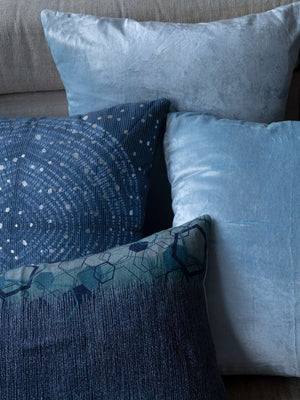 Linear2 Blue Bundled Cushions