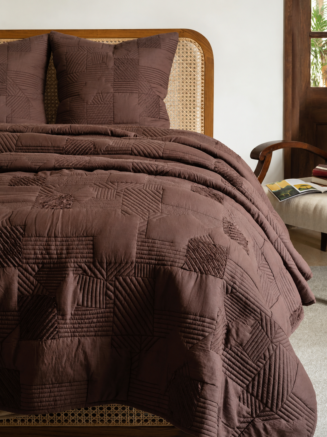 Damask  Set of 3 Bedding Set