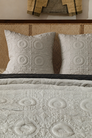 Hoops Set of 3 Steel Grey Bedding Set