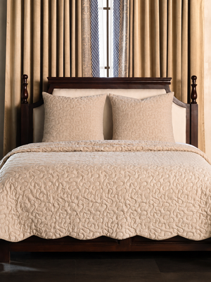 Hummus Set Of 3 French Grey  Bedding Set