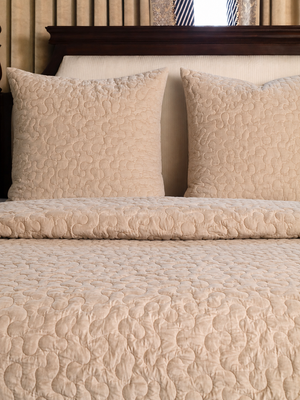 Hummus Set Of 3 French Grey  Bedding Set