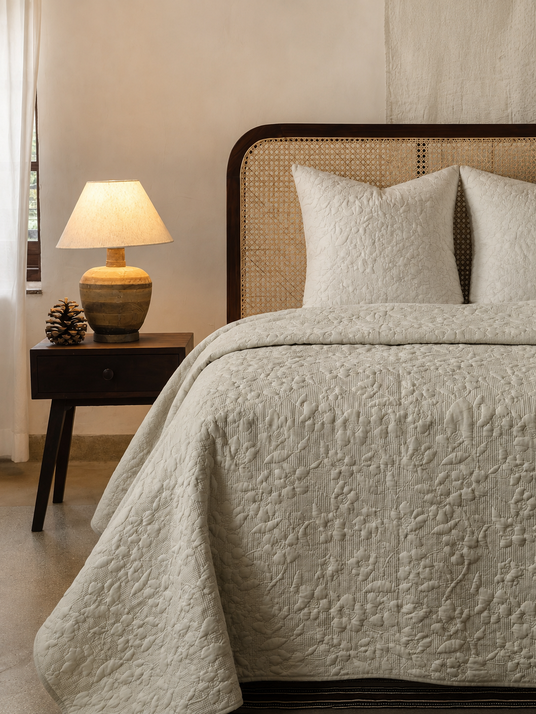 Marshmallow set of 3 Mink Bedding Set