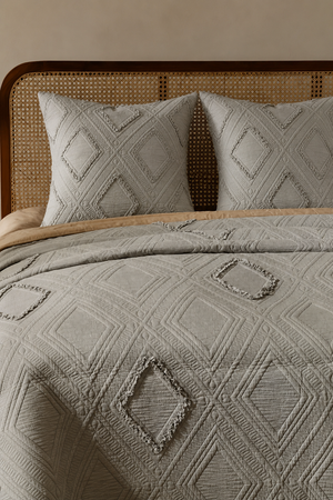 Paragon  Set of 3 Steel Grey Bedding Set