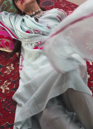Falak Lt Blue Kurta
