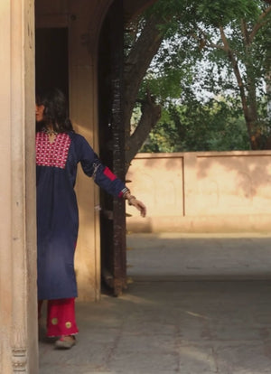 Ruidigo Indigo Kurta