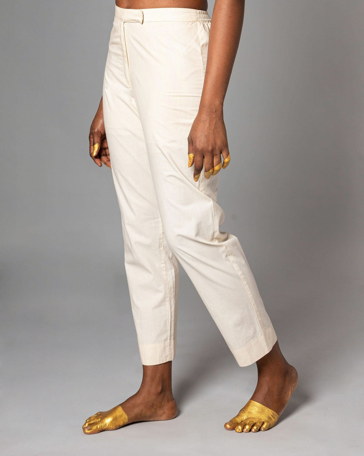 Aadan  Natural Trousers