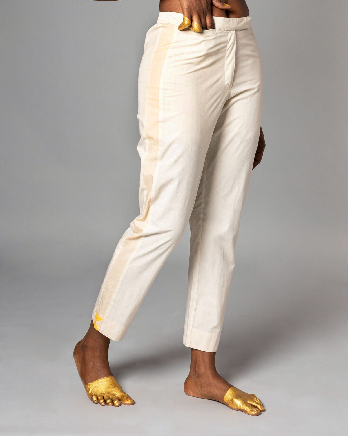 Aadan  Natural Trousers