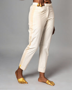 Aadan  Natural Trousers