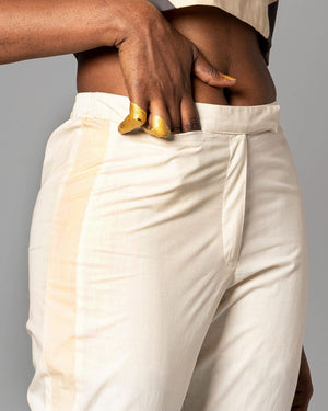 Aadan  Natural Trousers