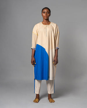 Adisa Tea Natural Blue Kaftan