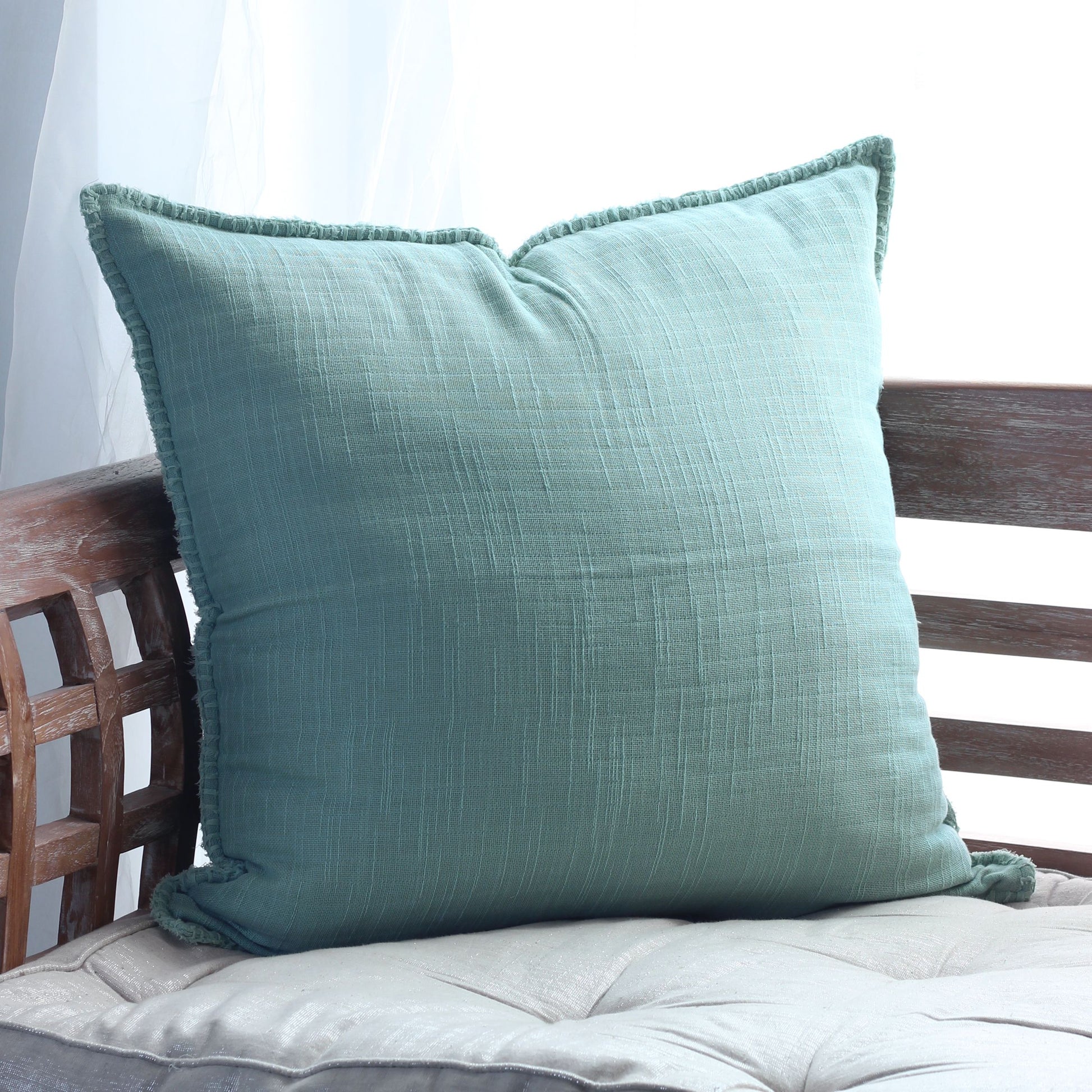 Distressed Cotton Euro Sham