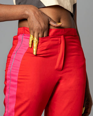 Elna Red Trousers